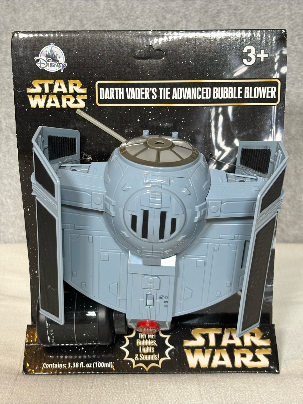Disney Parks exclusive Star Wars Darth Vader's TIE Advanced Bubble Blower NEW